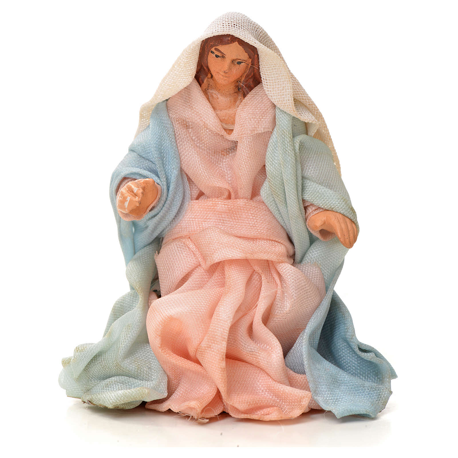 Neapolitan Nativity figurine, Joseph, Mary and baby Jesus, 6 cm