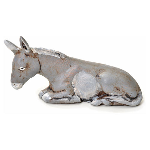 Neapolitan Nativity figurine, donkey, 6 cm 1
