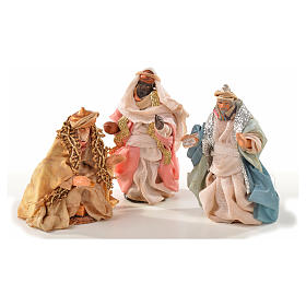 Neapolitan Nativity, Arabian style, three wise kings 6cm