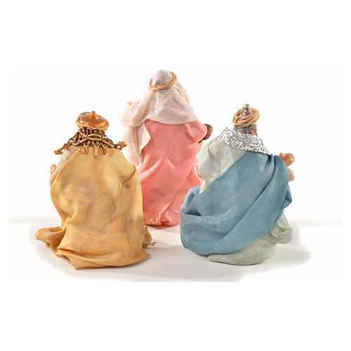 Neapolitan Nativity, Arabian style, three wise kings 6cm 2