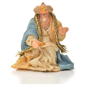 Neapolitan Nativity figurine, three wise Kings, 6 cm
