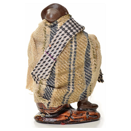 Neapolitan Nativity figurine, man sitting, 6 cm 2