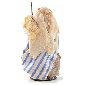 Uomo con bastone 6 cm presepe Napoli stile arabo