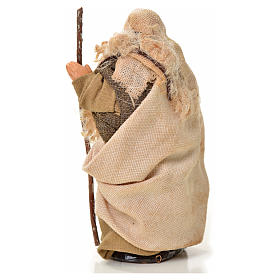Uomo con bastone 6 cm presepe napoletano