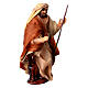 Uomo con cane 6 cm presepe Napoli stile arabo s2