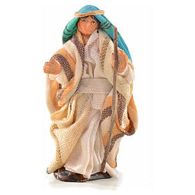 Uomo a passeggio 6 cm presepe Napoli stile arabo