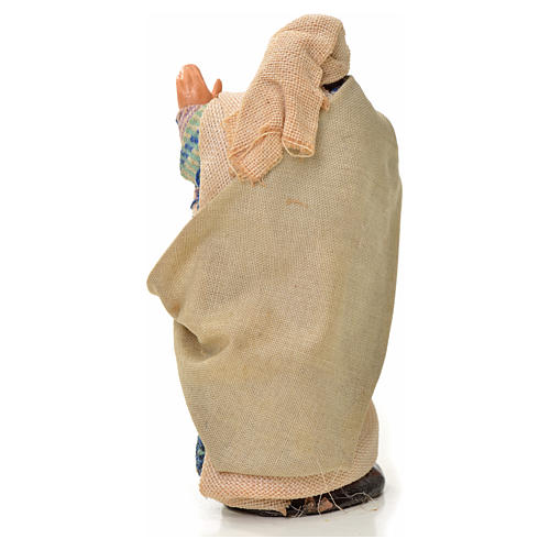 Neapolitan Nativity figurine, man walking, 6 cm 2