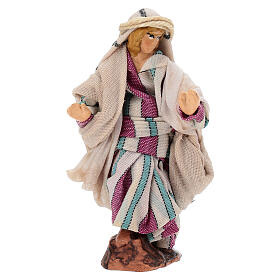 Uomo a passeggio 6 cm presepe napoletano