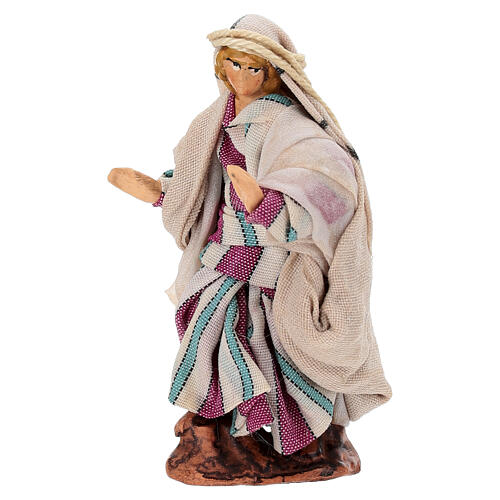 Uomo a passeggio 6 cm presepe napoletano 2