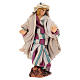 Uomo a passeggio 6 cm presepe napoletano s1