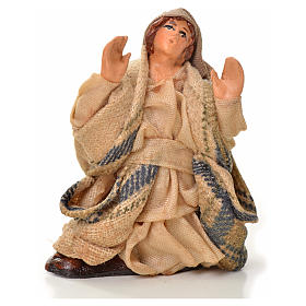 Neapolitan Nativity figurine, astonished man, 6 cm