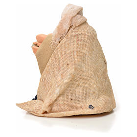 Uomo con uova 6 cm presepe napoletano