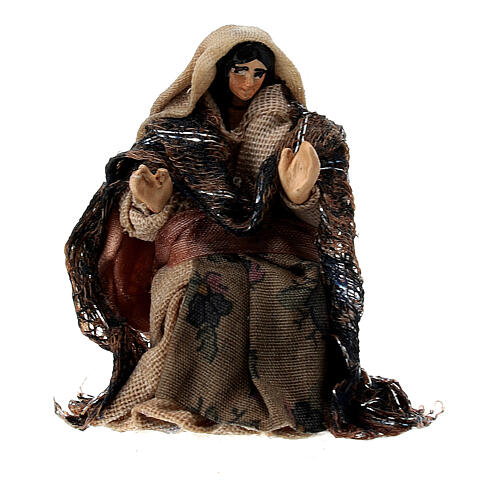 Neapolitan Nativity, Arabian style, woman sitting 6cm 1