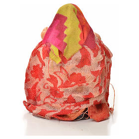 Neapolitan Nativity figurine, woman sitting 6 cm