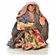 Neapolitan Nativity figurine, woman, beggar 6 cm s1