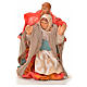 Frau mit Kind auf den Schultern 6cm neapolitanische Krippe s1