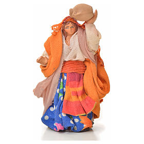 Donna con brocca 6 cm presepe napoletano