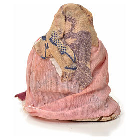 Lavandaia in ginocchio 6 cm presepe napoletano