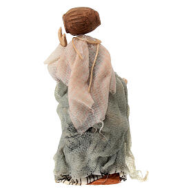 Neapolitan Nativity, Arabian style, woman carrying cask 6cm