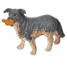 Cão terracota para presépio napolitano figuras 14 cm altura média