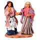 Old ladies holding hands, Neapolitan Nativity 10cm s1