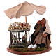Donna con uova seduta 10 cm presepe napoletano s1