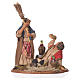 Drunkard and woman with broom, Neapolitan Nativity 10cm s1
