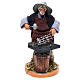 Fabbro con incudine 10 cm presepe napoletano s5