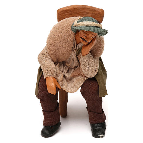 Hombre que piensa 12 cm belén Napolitano 1