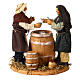 Card players with cask, Neapolitan Nativity 12cm s1