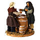 Card players with cask, Neapolitan Nativity 12cm s3