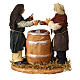 Card players with cask, Neapolitan Nativity 12cm s4