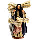 Woman with bundles, Neapolitan Nativity 14cm s1