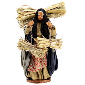 Woman with bundles, Neapolitan Nativity 14cm