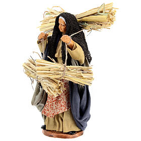 Woman with bundles, Neapolitan Nativity 14cm