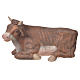Ox in terracotta, Neapolitan Nativity 24cm s1