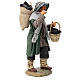 Charcoal burner with sack, Neapolitan nativity figurine 24cm s3