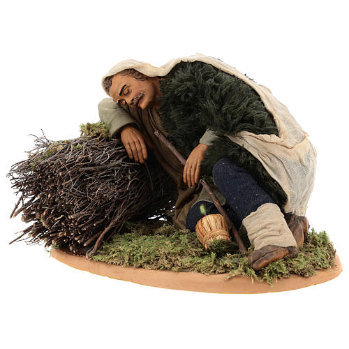 Sleeping man, Neapolitan Nativity 30cm 3