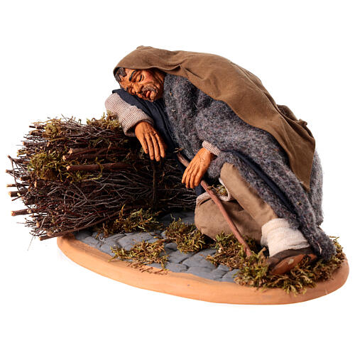 Sleeping man, Neapolitan Nativity 30cm 4