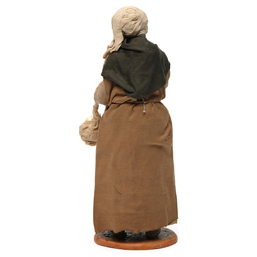 Old hunchbacked woman, Neapolitan Nativity 30cm 5