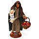 Donna con cesto di mele 12 cm presepe napoletano s1