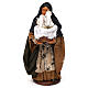 Donna cesto di gattini 12 cm presepe Napoli s1
