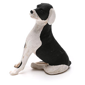 Sitzender Hund 24cm neapolitanische Krippe