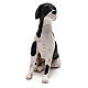 Terracotta dog sitting, 24cm Neapolitan Nativity s2