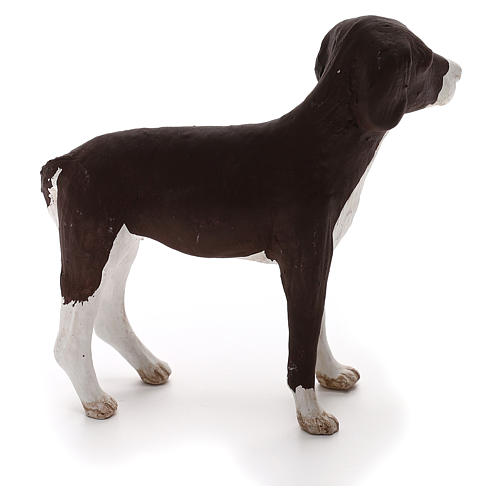 Cão em pé 24 cm presépio napolitano 2