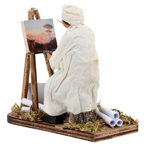 Painter with easel, Neapolitan Nativity 12cm 5