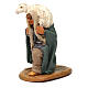 Uomo ginocchio pecora spalle 10 cm presepe Napoli s2