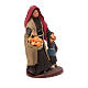 Woman holding child's hand, Neapolitan Nativity 10cm s3