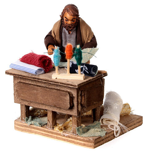 Tailor with stall, Neapolitan Nativity 10cm 2