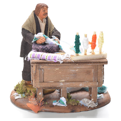 Tailor with stall, Neapolitan Nativity 10cm 1